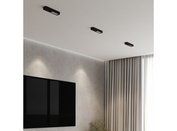 Светильник потолочный светодиодный Tend 9W 4000K черный 25114/LED