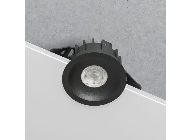 Светильник встраиваемый светодиодный Combi 10W 4000K черный 25067/LED