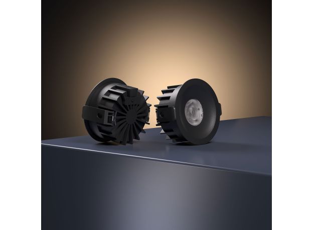 Светильник встраиваемый светодиодный Combi 10W 4000K черный 25067/LED