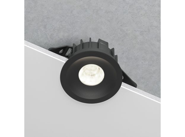 Светильник встраиваемый светодиодный Combi 10W 4000K черный 25067/LED