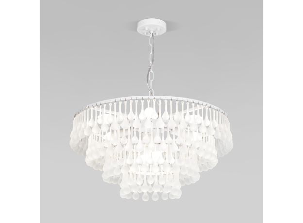 Умная подвесная люстра со стеклянным рассеивателем 476/8 Smart