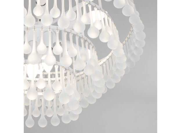 Умная подвесная люстра со стеклянным рассеивателем 476/8 Smart