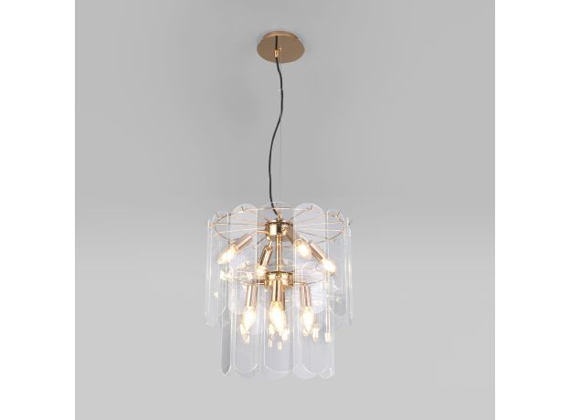 Умная подвесная люстра со стеклянными плафонами 60170/8