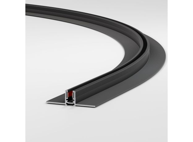 Mini Magnetic Шинопровод под ГКЛ 12,5мм черный Ø1200 85221/00