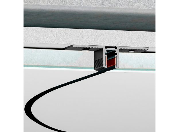 Mini Magnetic Шинопровод под ГКЛ 12,5мм черный Ø1200 85221/00