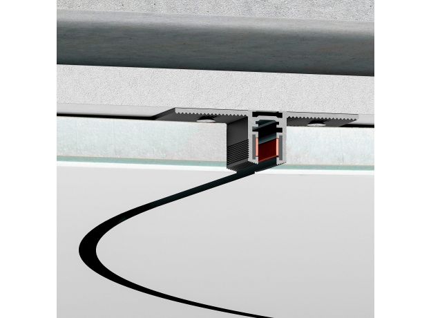 Mini Magnetic Шинопровод под ГКЛ 12,5мм черный Ø900 85220/00