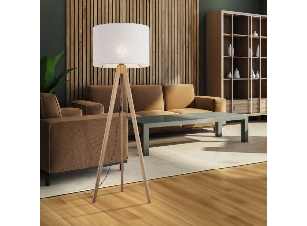 Напольный светильник с тканевым абажуром 16007 Grand