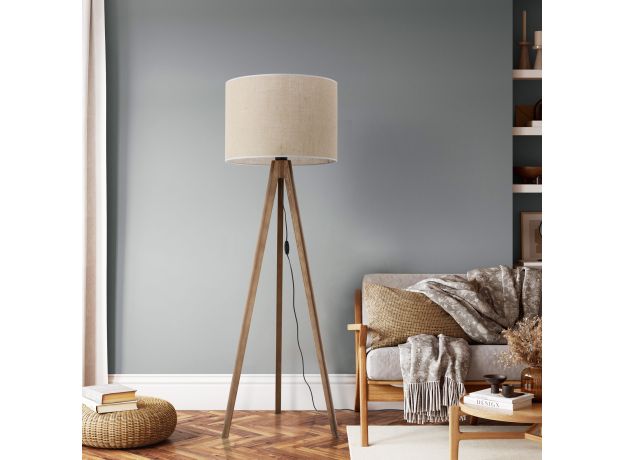 Напольный светильник с тканевым абажуром 16017 Grand