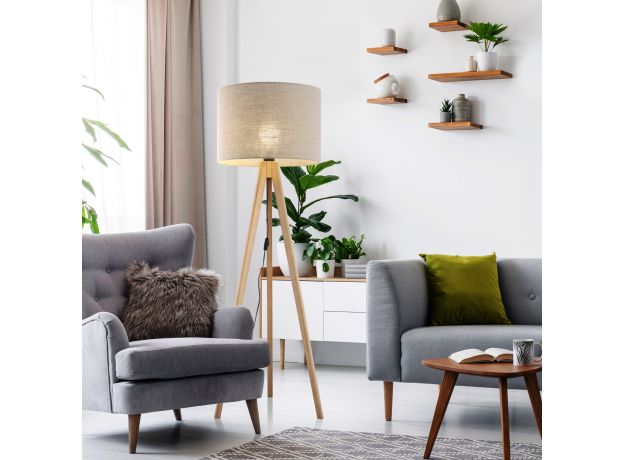 Напольный светильник с тканевым абажуром 16021 Grand TK