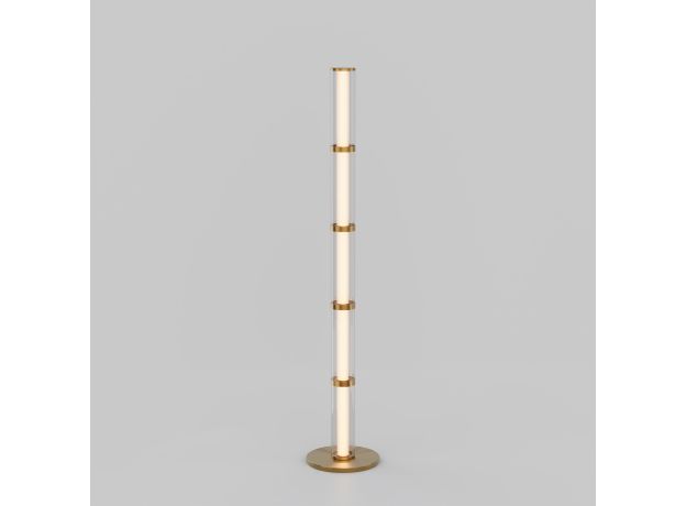 Напольный светодиодный светильник 80537/1 латунь