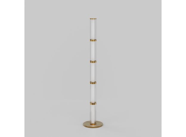 Напольный светодиодный светильник 80537/1 латунь