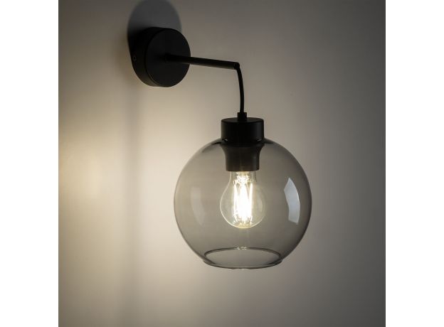 Настенный светильник со стеклянным плафоном 10243 Cubus