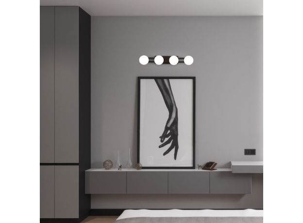 Настенный светодиодный светильник 90332/4 черный