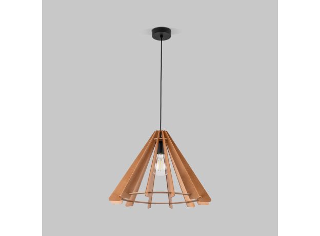 Подвесной светильник с деревянным рассеивателем 6586 Eris