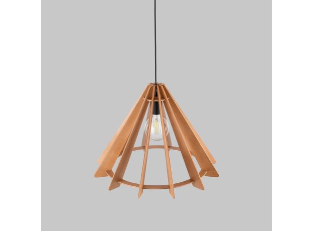 Подвесной светильник с деревянным рассеивателем 6586 Eris