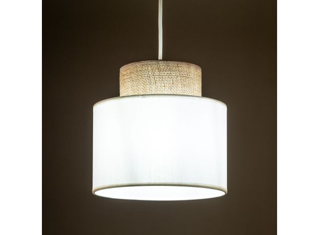 Подвесной светильник с тканевым рассеивателем 10078 Duo