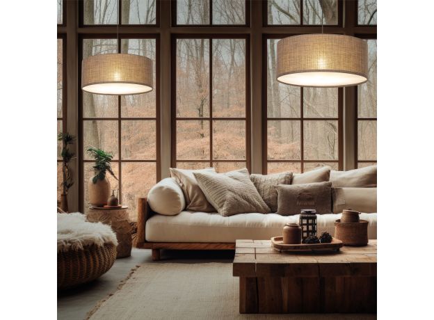 Подвесной светильник с тканевым рассеивателем 10101 Earth