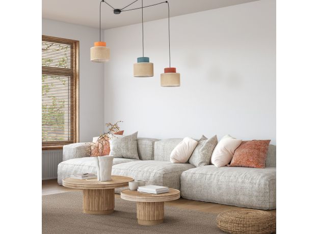 Подвесной светильник с тканевым рассеивателем 3140 Duo