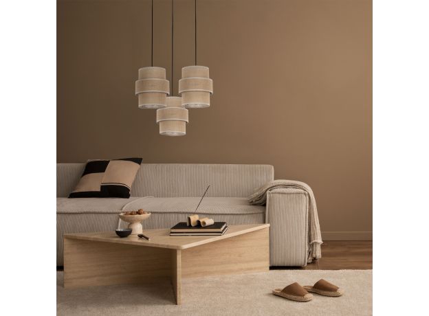 Подвесной светильник с тканевыми абажурами 5403 Calisto