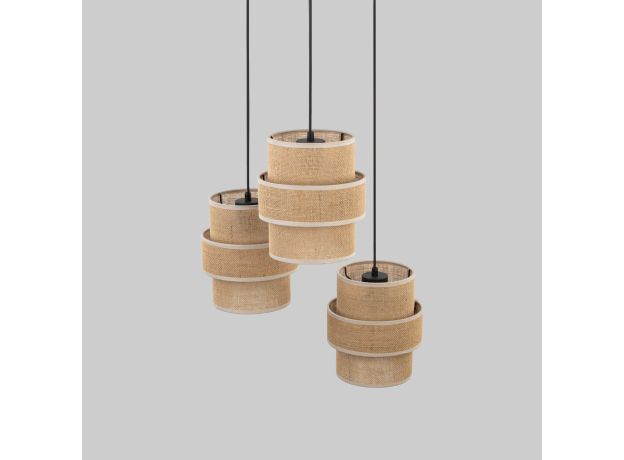 Подвесной светильник с тканевыми абажурами 6098 Calisto