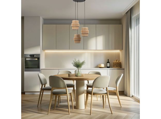 Подвесной светильник с тканевыми абажурами 6098 Calisto