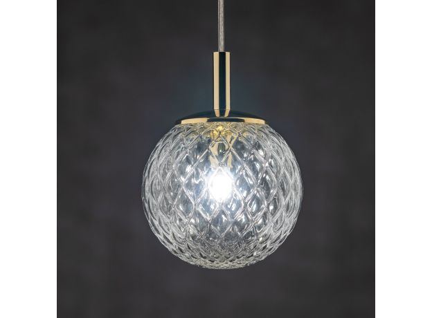 Подвесной светильник со стеклянным плафоном 759 Cadix Gold