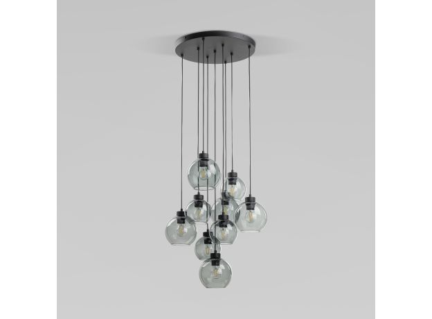 Подвесной светильник со стеклянными плафонами 10208 Cubus