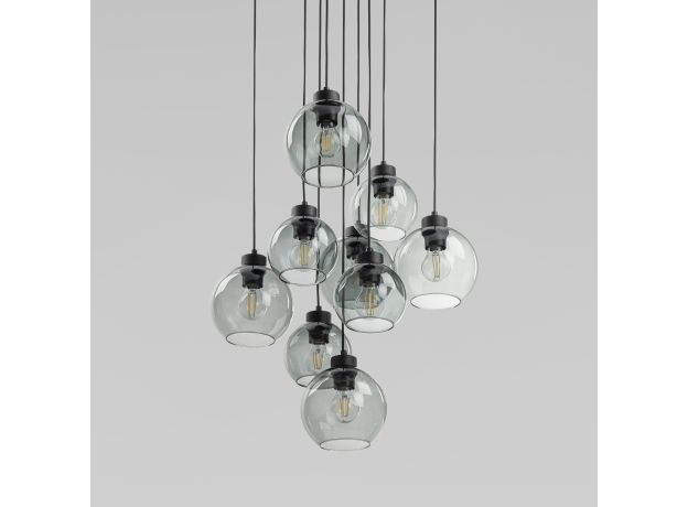 Подвесной светильник со стеклянными плафонами 10208 Cubus