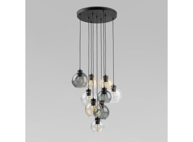 Подвесной светильник со стеклянными плафонами 10247 Cubus