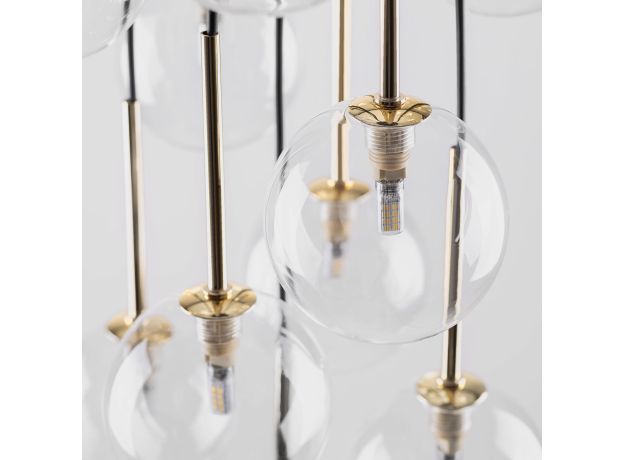 Подвесной светильник со стеклянными плафонами 10258 Aurora