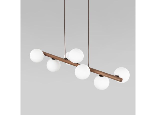 Подвесной светильник со стеклянными плафонами 10272 Estera Wood