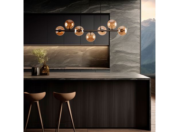 Подвесной светильник со стеклянными плафонами 4506 Estera