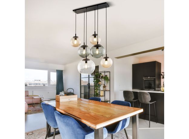 Подвесной светильник со стеклянными плафонами 4819 Esme