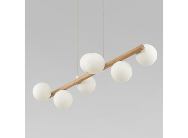 Подвесной светильник со стеклянными плафонами 5905 Estera Wood