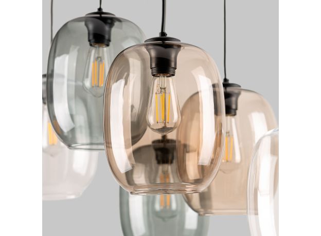 Подвесной светильник со стеклянными плафонами 5974 Elio