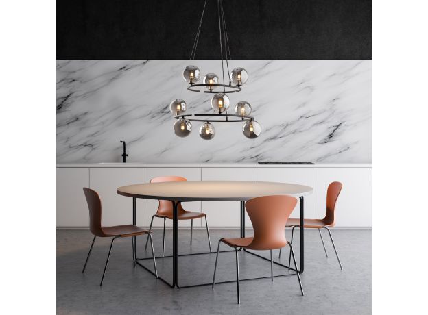 Подвесной светильник со стеклянными плафонами 6845 Anabelle