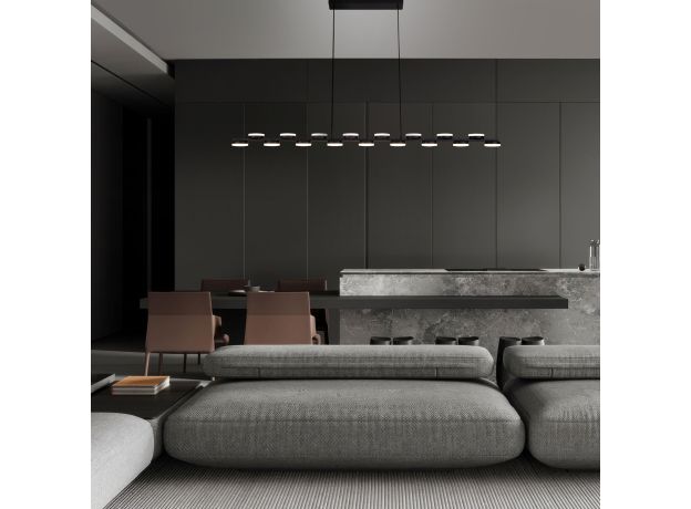 Подвесной светодиодный светильник 90332/17 черный