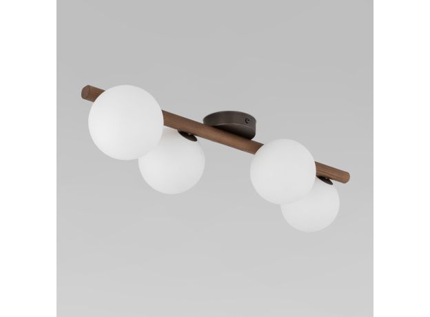 Потолочный светильник со стеклянными плафонами 10270 Estera Wood