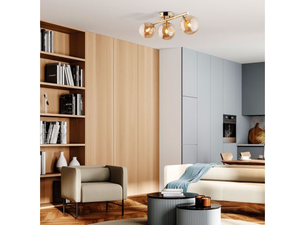 Потолочный светильник со стеклянными плафонами 5418 Estera