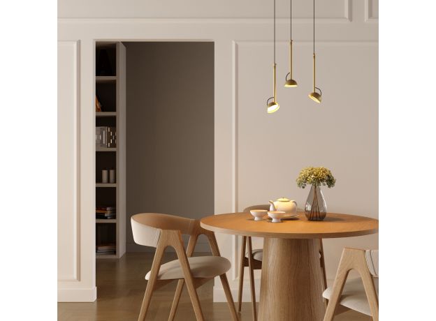 Светильник подвесной светодиодный Join 7W 3000K латунь 50313 LED