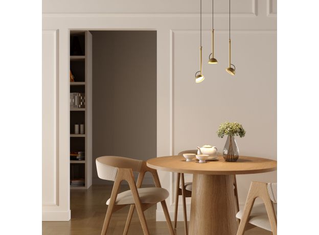 Светильник подвесной светодиодный Join 7W 4000K латунь 50313 LED