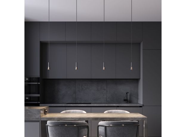 Светильник подвесной светодиодный Pino 5W 4000K черный 50311 LED