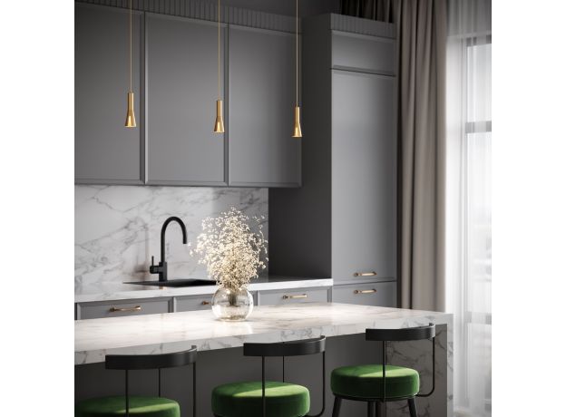 Светильник подвесной светодиодный Pino 5W 4000K золотой 50311 LED