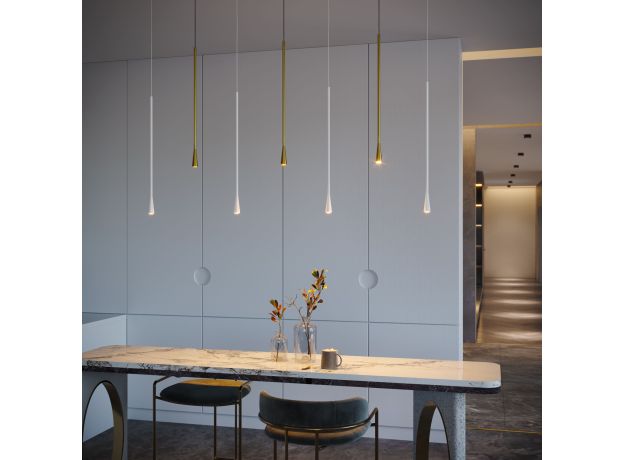 Светильник подвесной светодиодный Vist 7W 3000K белый 50312 LED