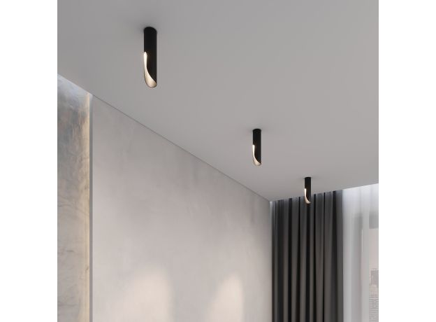 Светильник потолочный светодиодный Apex 7W 3000K черный 25113/LED