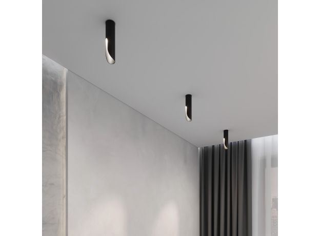 Светильник потолочный светодиодный Apex 7W 4000K черный 25113/LED