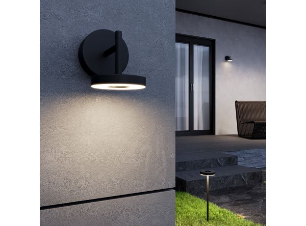 Светильник садово-парковый светодиодный Verano черный 35185/D черый