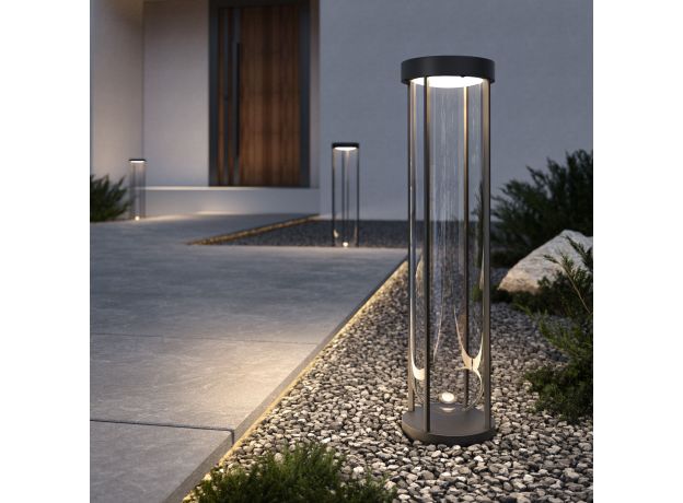 Светильник садово-парковый светодиодный Ritz черный 35183/F черный