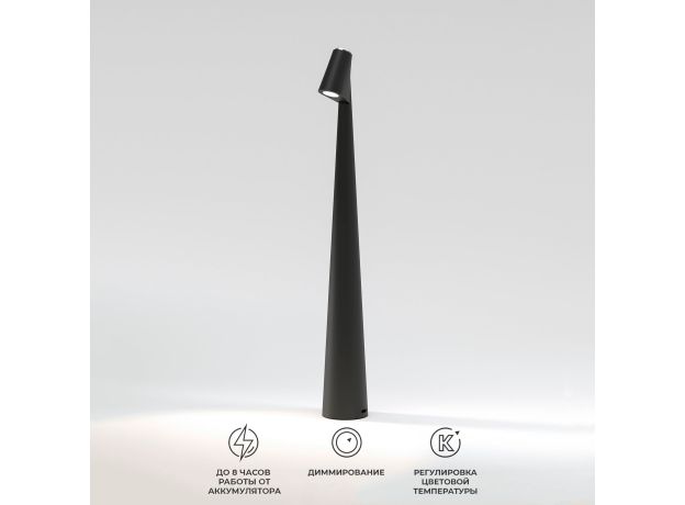 Светильник светодиодный настольный Elite черный TL70250