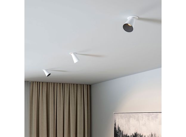 Светильник встраиваемый поворотный светодиодный Bell 8W 3000K белый 25097/LED